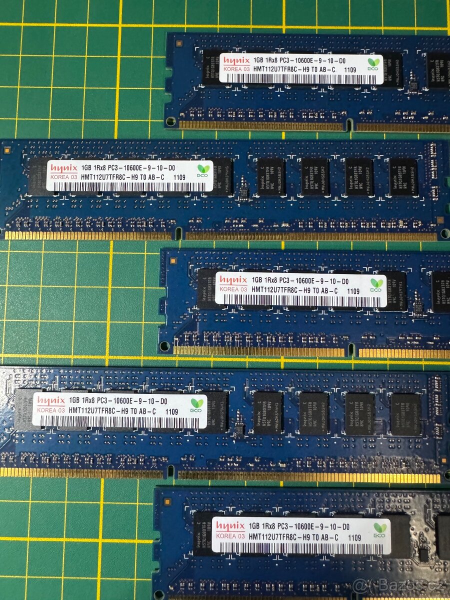 DDR3 1333MHz ECC 1x4GB 2x2GB 5x1GB - 2