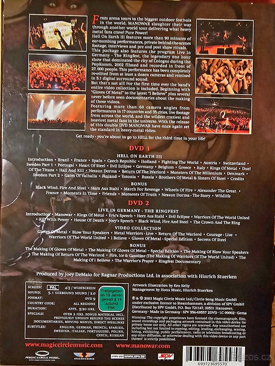 MANOWAR - Hell On Earth III" - 2