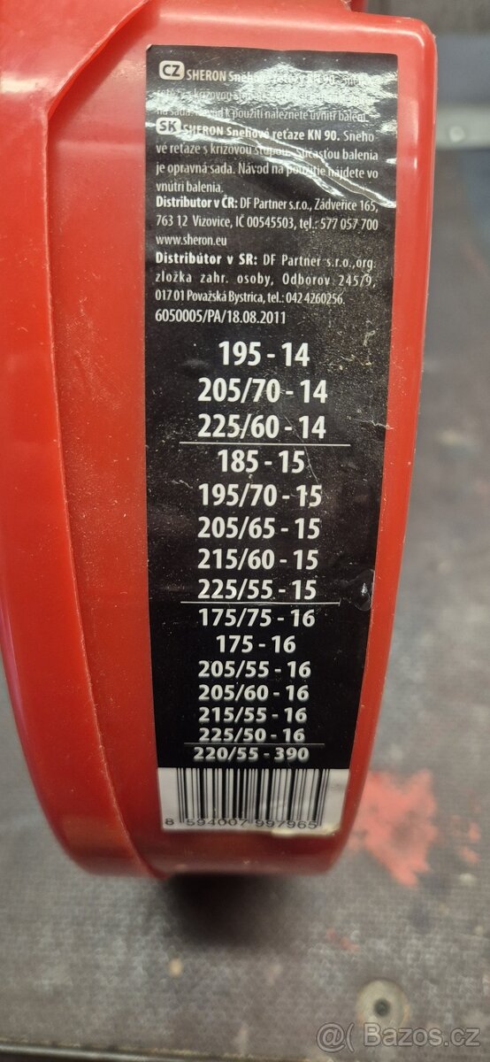 Sněhové řetězy - 3 sady - 2