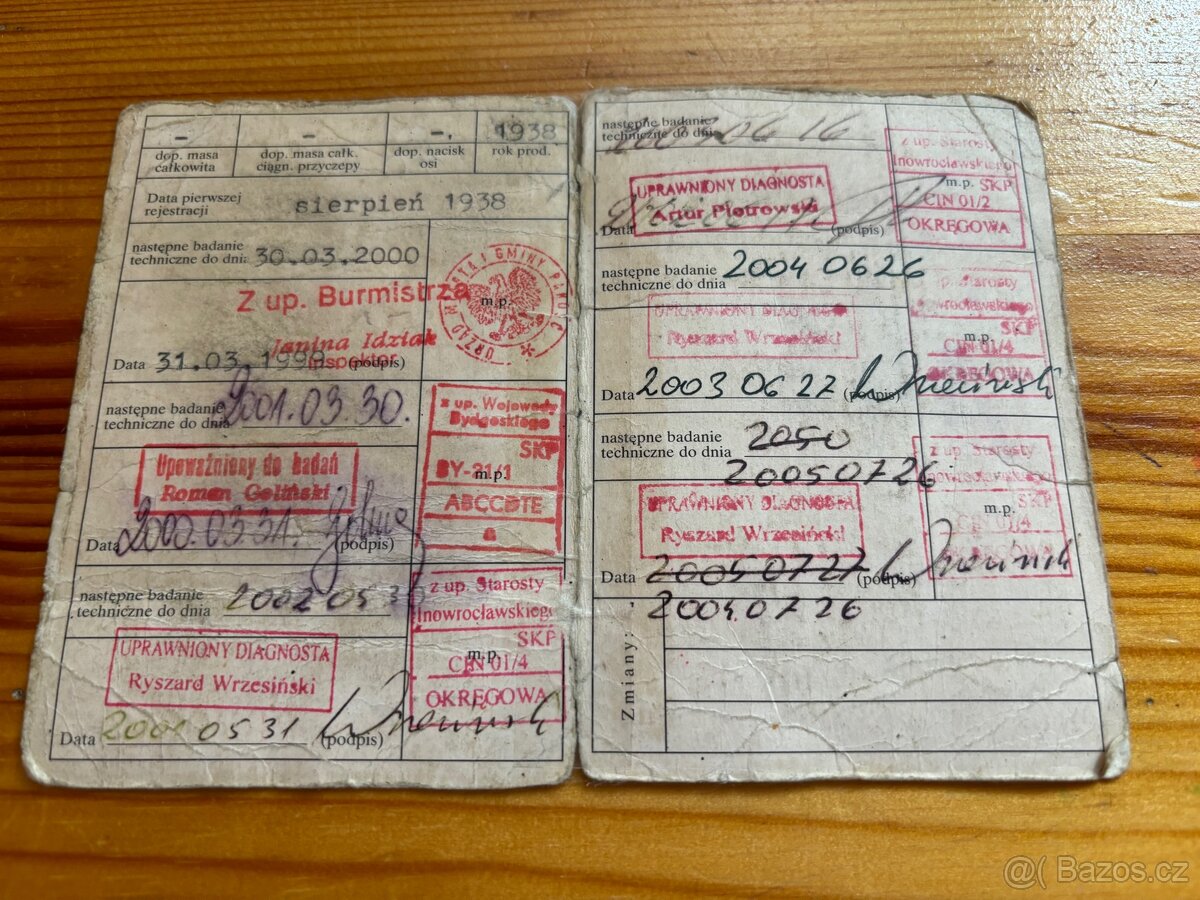 SBĚRATELSKÝ Technický průkaz PRAGA LADY - 2
