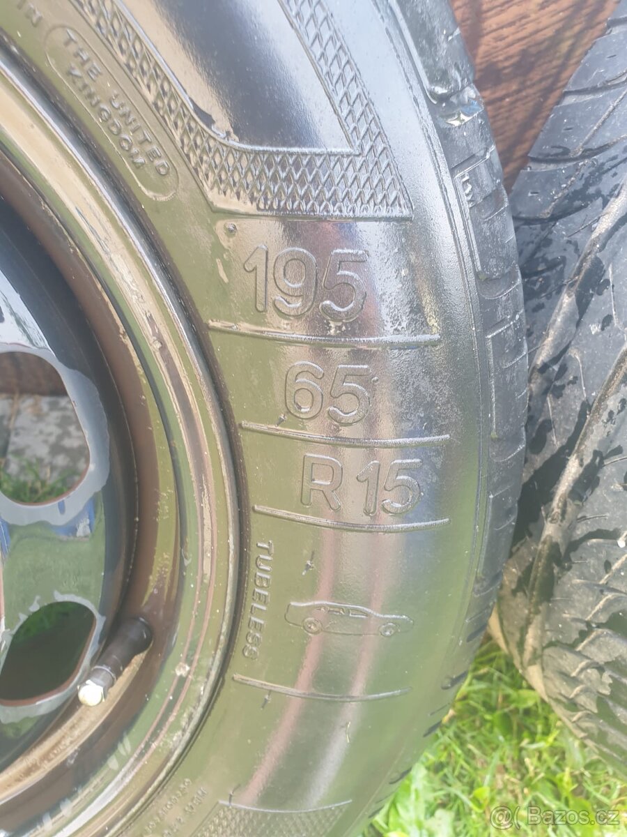 Prodám sadu plechových kol - 2