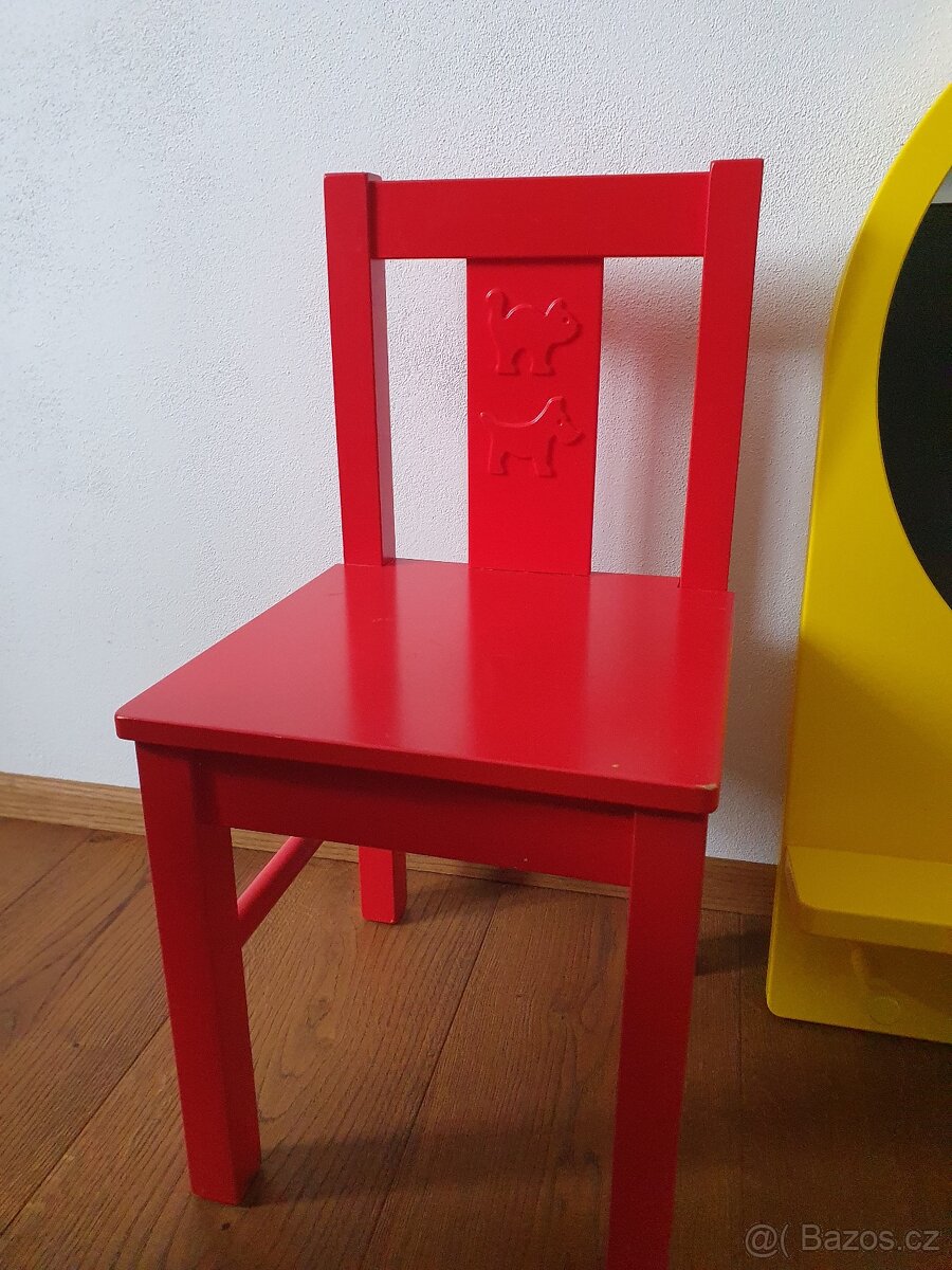 Prodám dětské židličky, stoleček a zrcadlo - 2