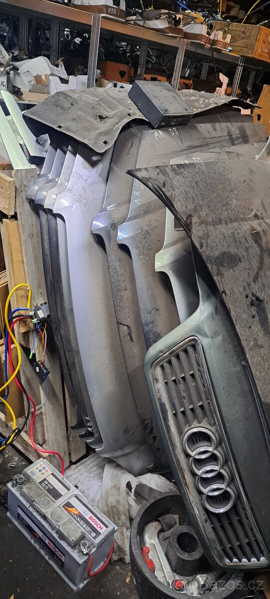 Predni kapota audi A8 4E D3 predface 2003-2005 - 2