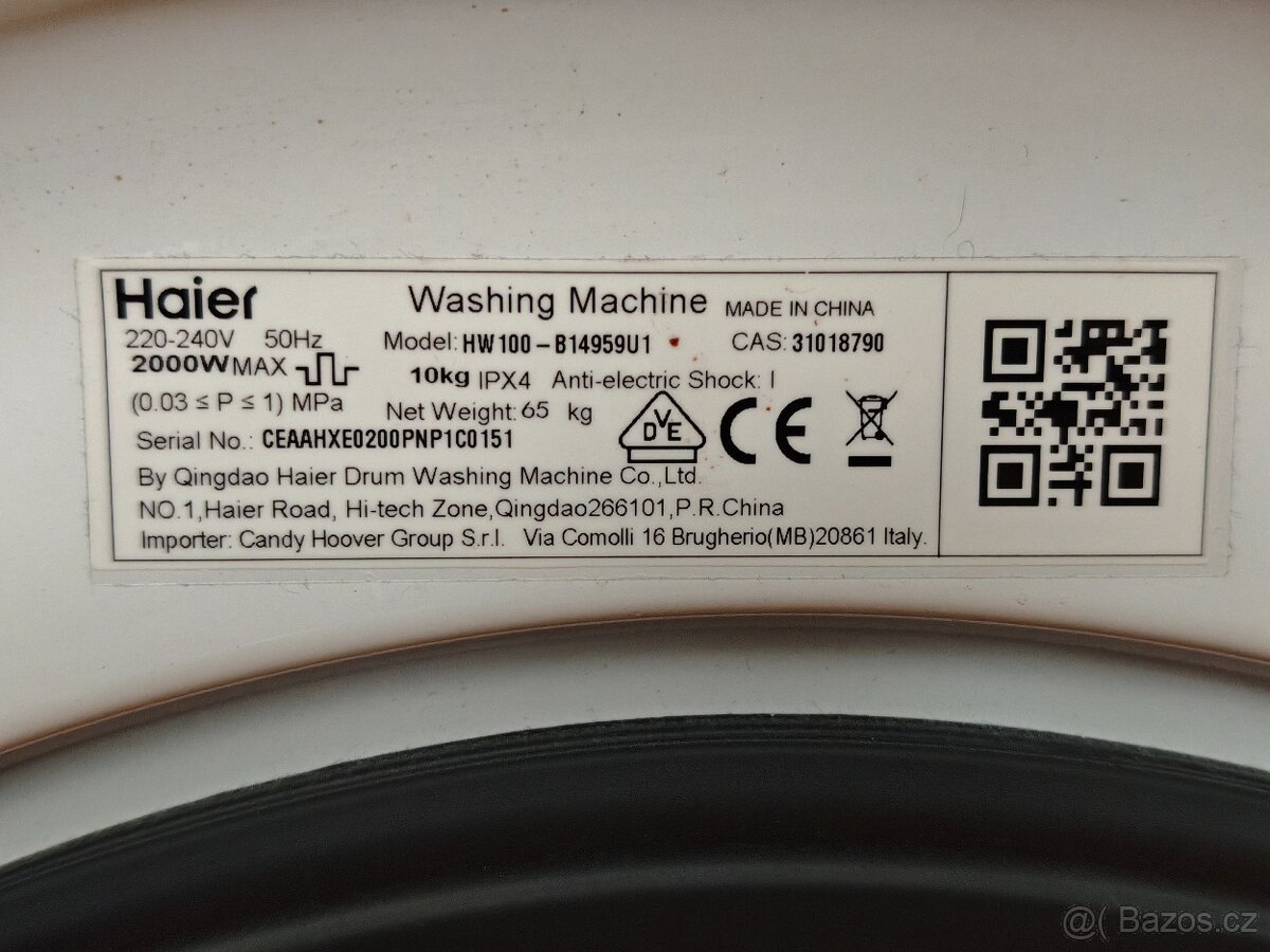 Pračka Haier HW-100 - 2
