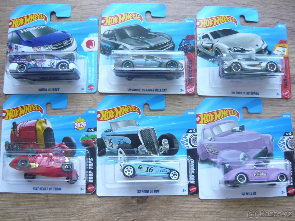 AUTÍČKA HOT WHEELS - 2
