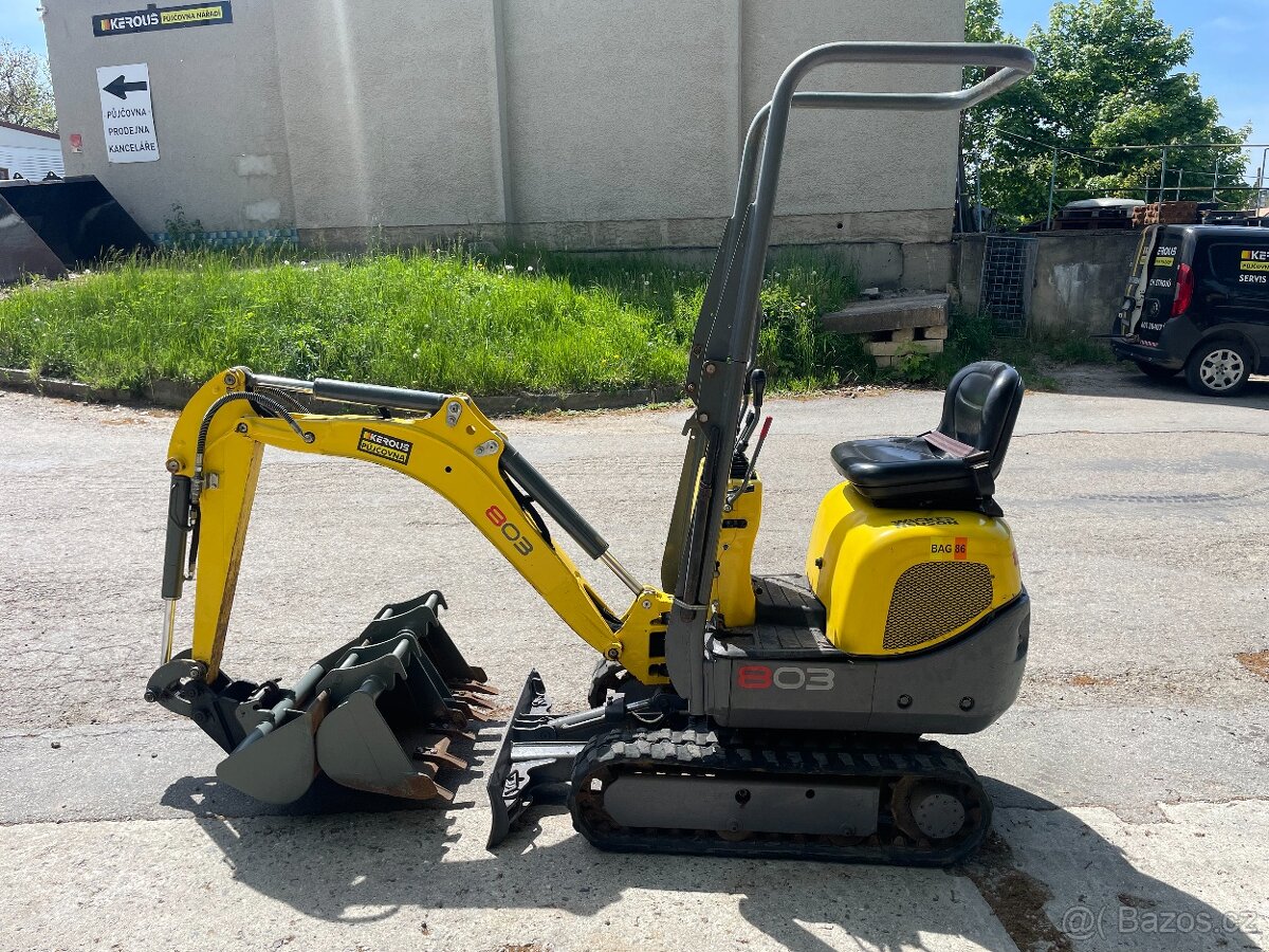 Pásový minibagr Wacker Neuson 803 - 2