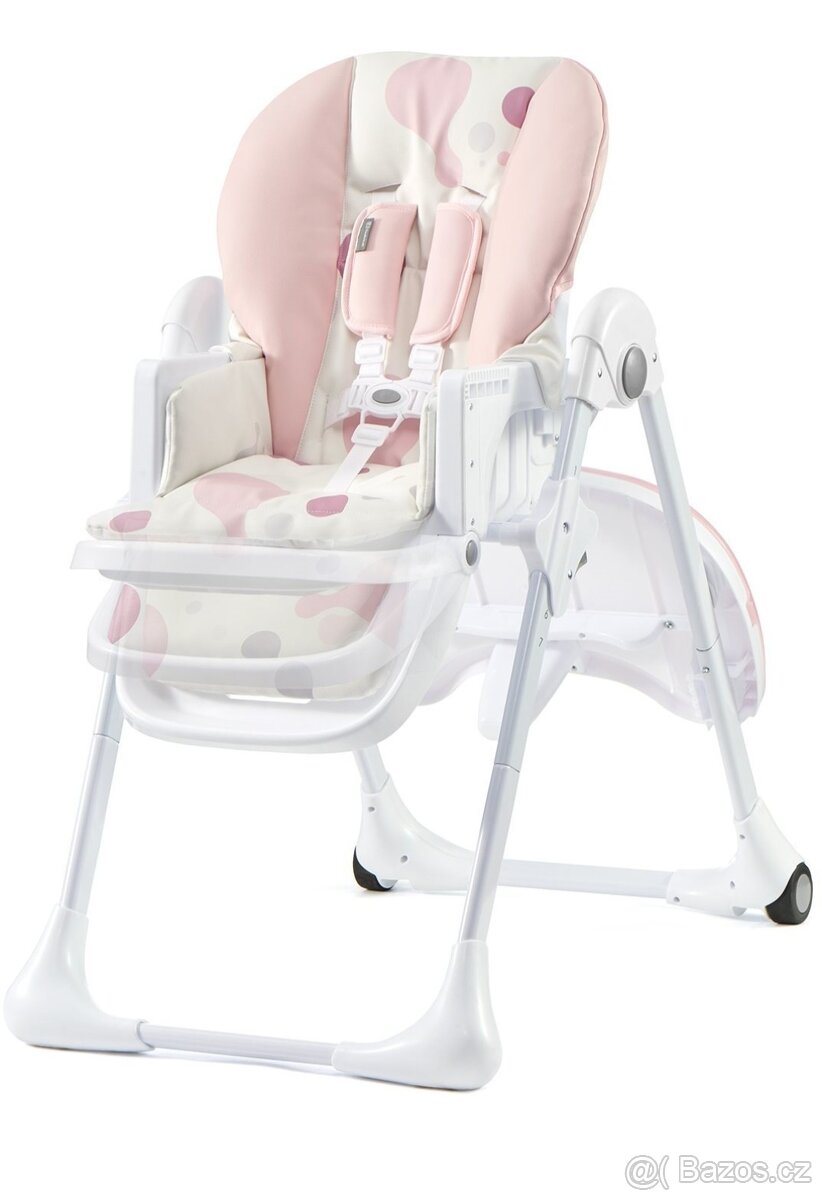 Jídelní židlička Kinderkraft YUMMY pink - 2