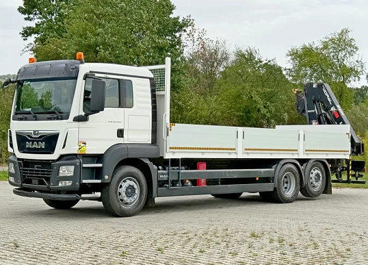 MAN TGS 26.460 6x2 - valník s hydraulickou rukou - 2