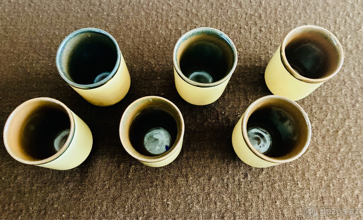 Retro keramická souprava na nápoje - 2