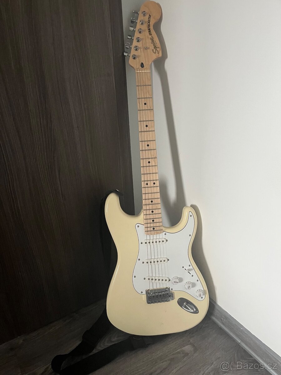 Prodám Fender Squier Affinity Series Stratocaster MN OW - 2