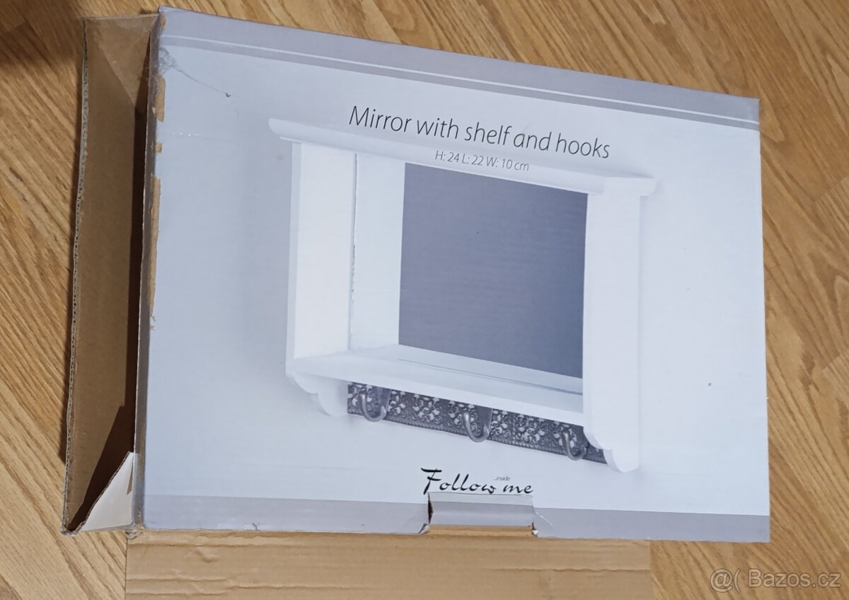 Zrcadlo s věšáky - 2