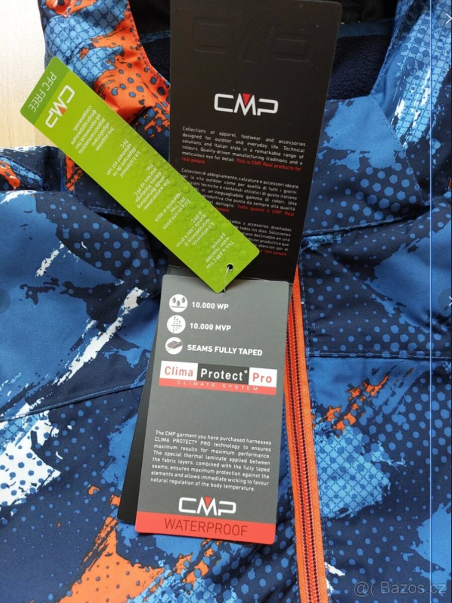 Nová zimní lyžařská bunda, vodní sloupec 10tis, CMP, 152 - 2