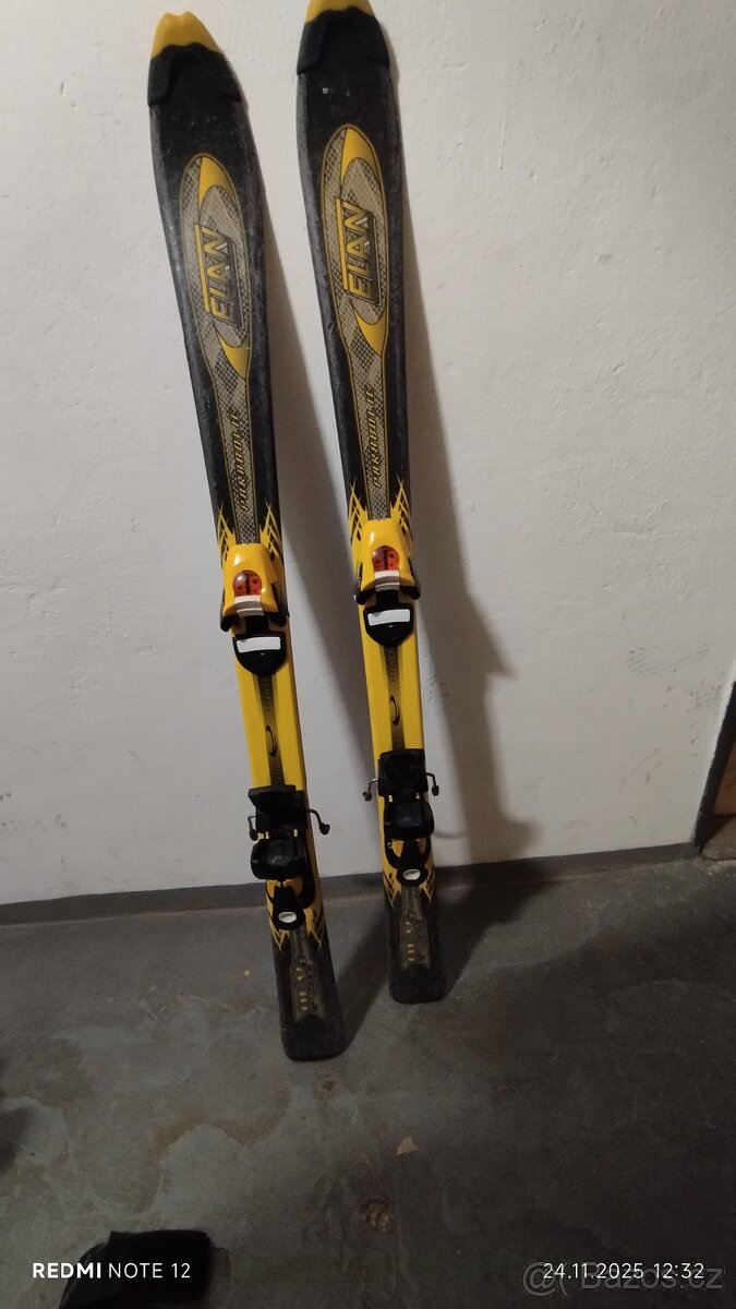 Dětské lyže 112cm + lyžáky mm 251 - 2