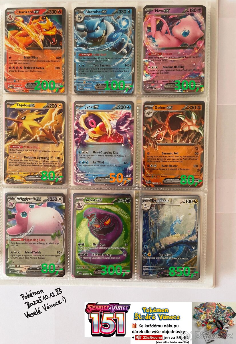 KUSOVÉ KARTY TCG POKÉMON (ORIGINÁL KARTY) (3) - 2