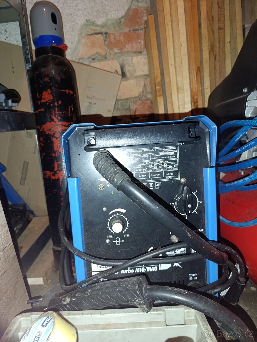 Svářečka MIG 155/6 W – GÜDE - 2