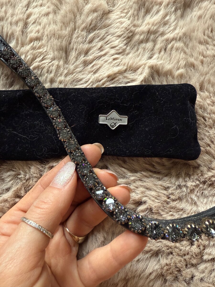 Čelenka Lemieux Crystal, nová, kožená, full - 2
