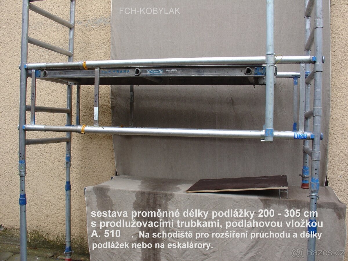 prodám díly hliníkového lešení - 2