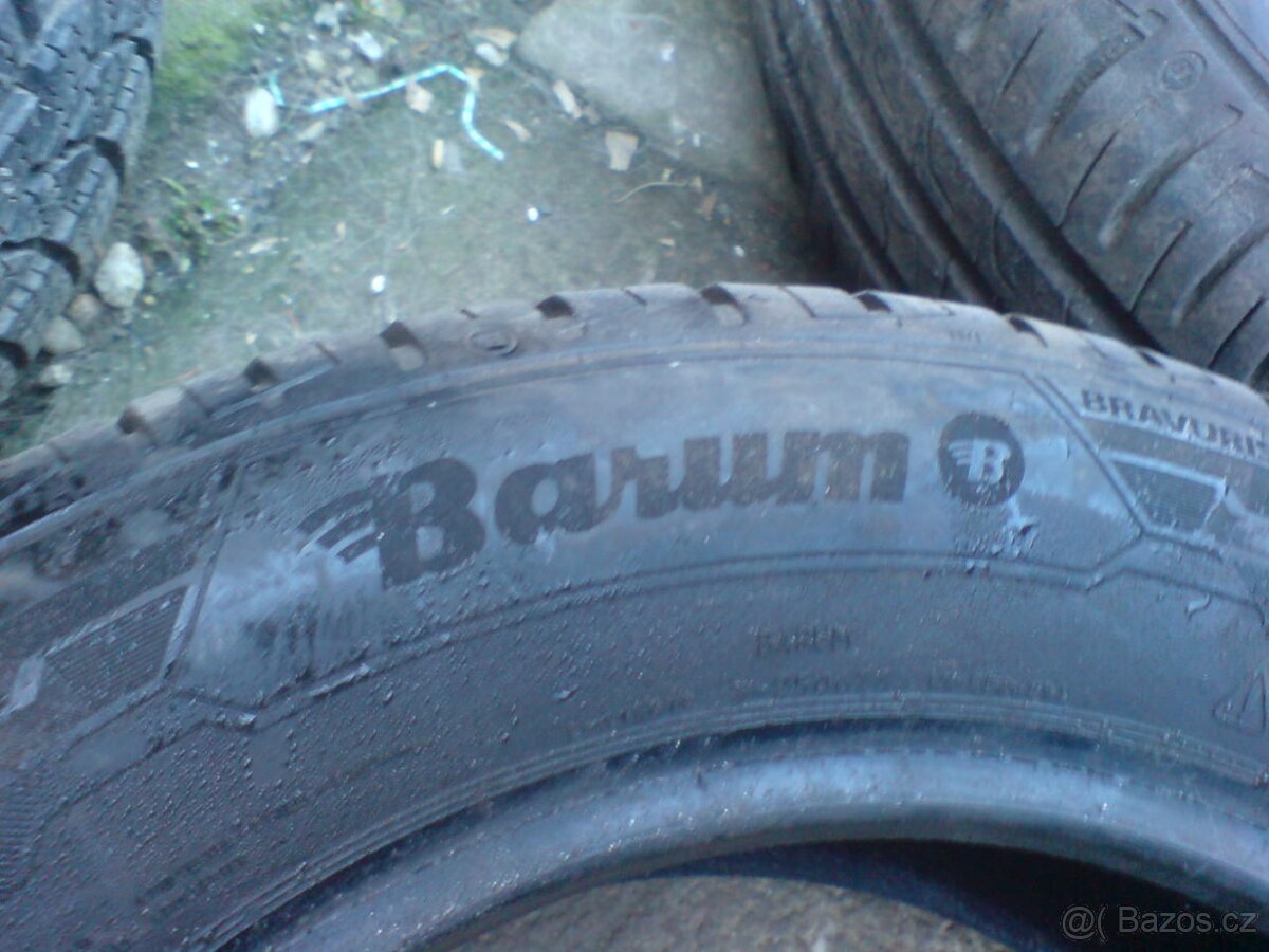 Letní pneu, 195/60/15, Barum Bravuris 5, 2x - 2