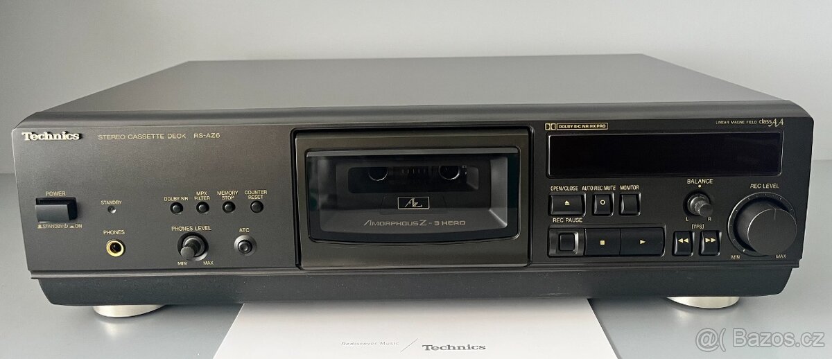 Technics RS-AZ6 - TapeDeck, super STAV A1+ - 2