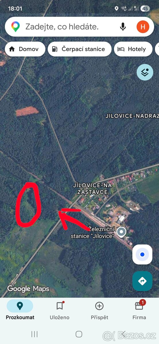 Pozemek u lesa - 2