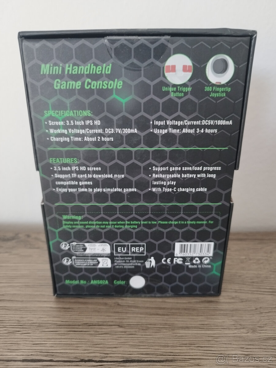 Handheld konzole GAMINJA ANS02A +12000 her - 2