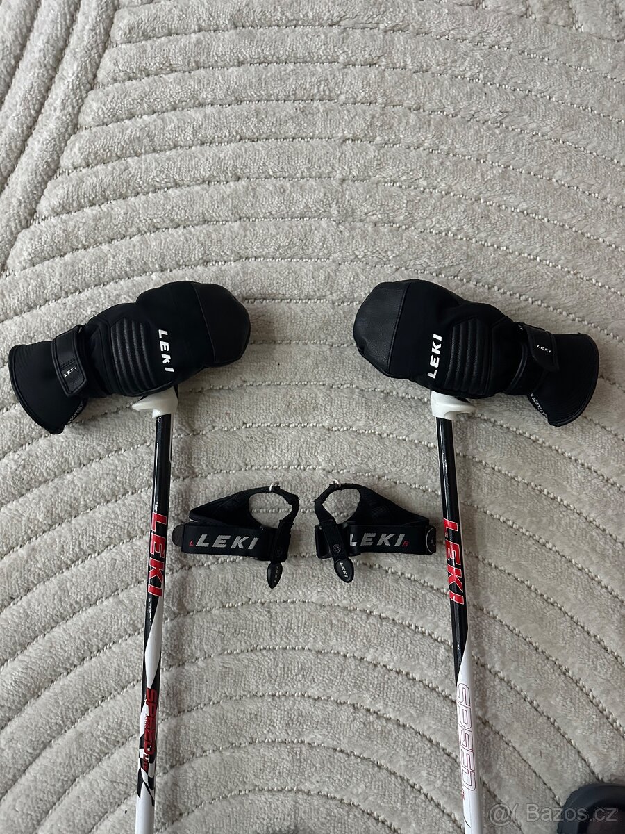 Hole Leki 105cm + rukavice - 2