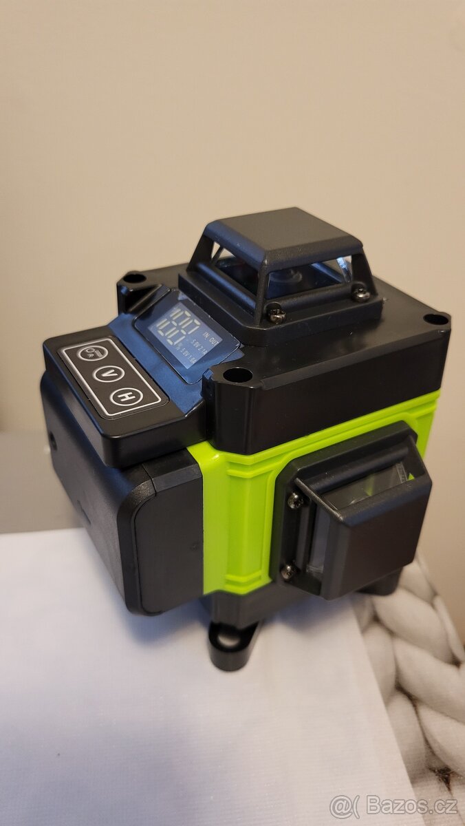 Samonivelační křížový laser 4x 360°, 16linií + 2ks baterií - 2