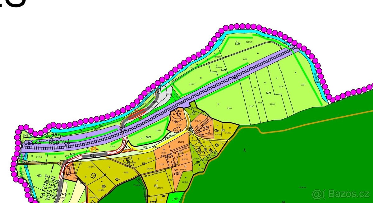 Prodej, stavební pozemek, 1587, Hynčina - 2