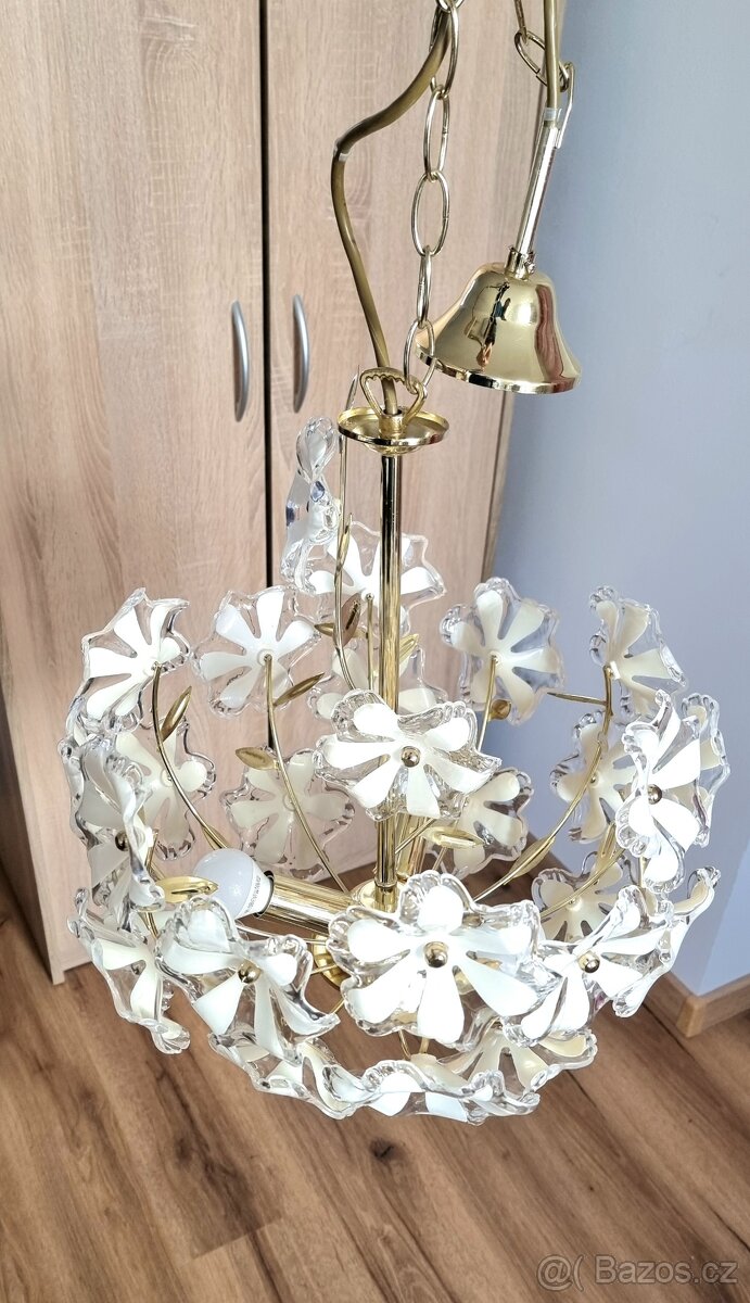 2 stropní lustry, stolní lampa a lampa nástěnná - 4 ks - 2