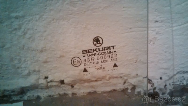 Škoda Fabia I sklo levé zadní Škoda Fabia I sklo pravé zadní - 2