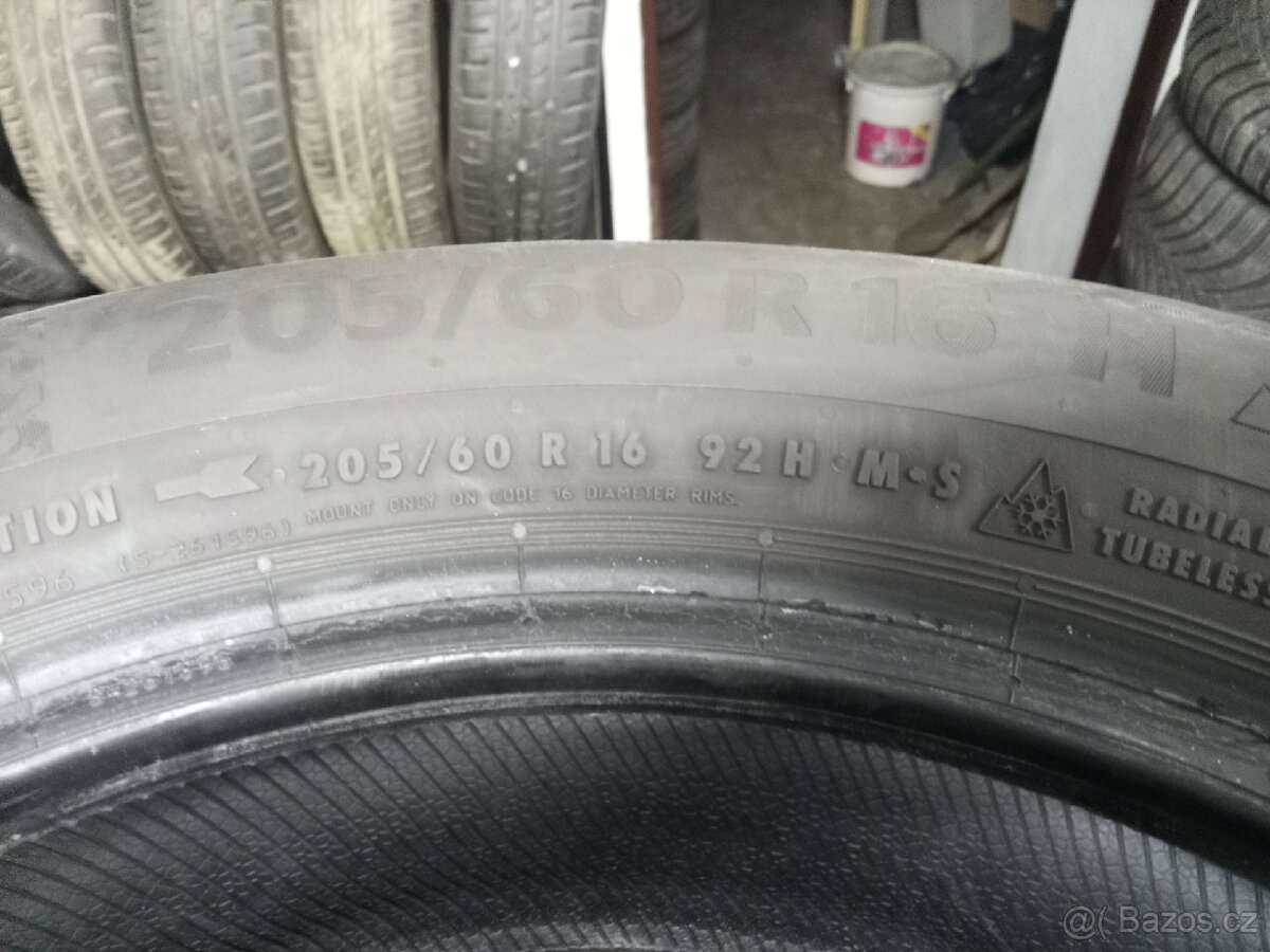 205/60 R16 Zimní Continental + Barum - 2