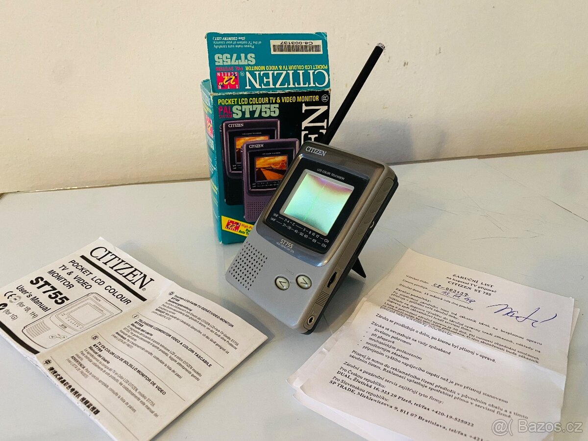 Kapesní Citizen, LCD TV ST 755, 90.léta - 2