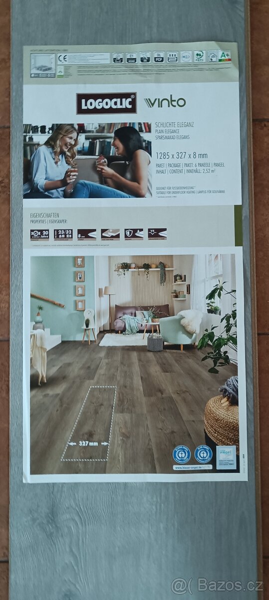 30,25 m2 laminátové podlahy - 2