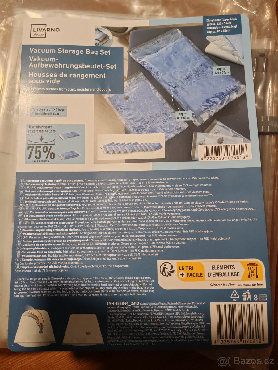 Vakuové úložné pytle - 2