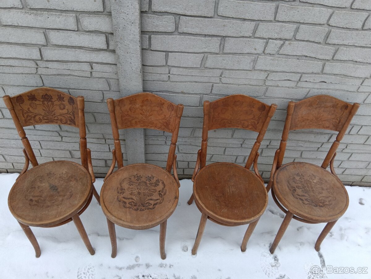 4 ks židlí - 2