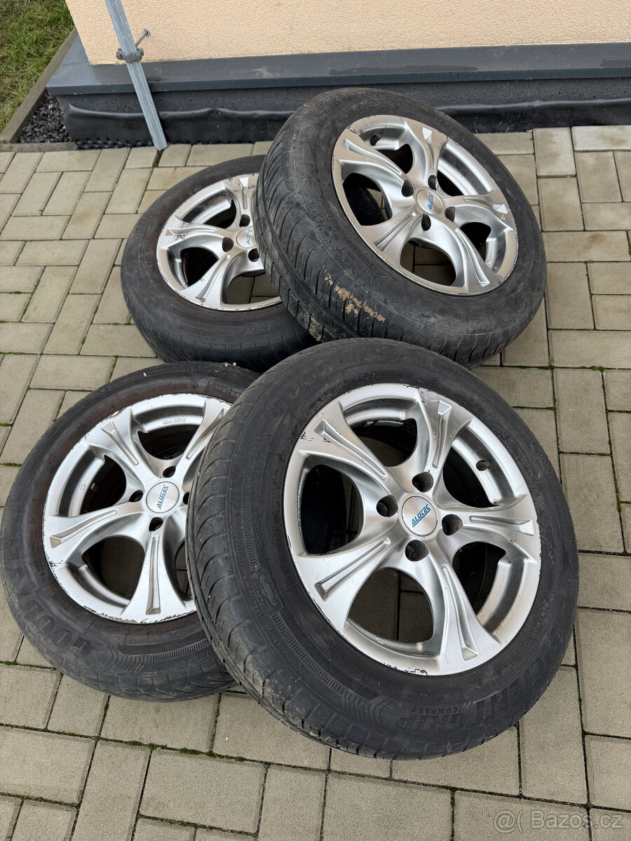 ALU kola 15" komplet - 2