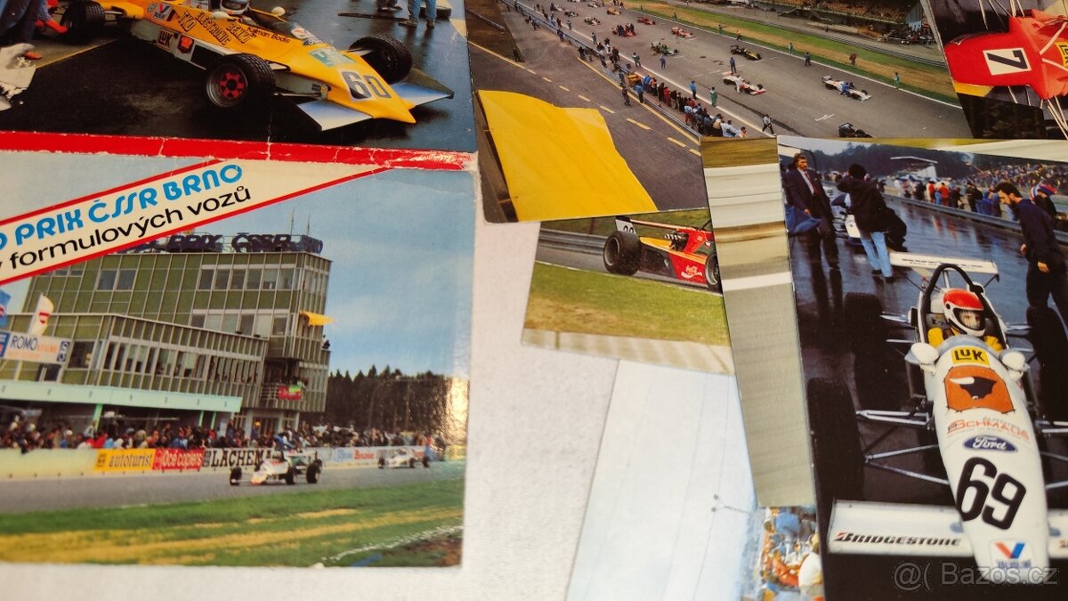 Grand prix ČSSR Brno – závody formulových vozů karty formule - 2