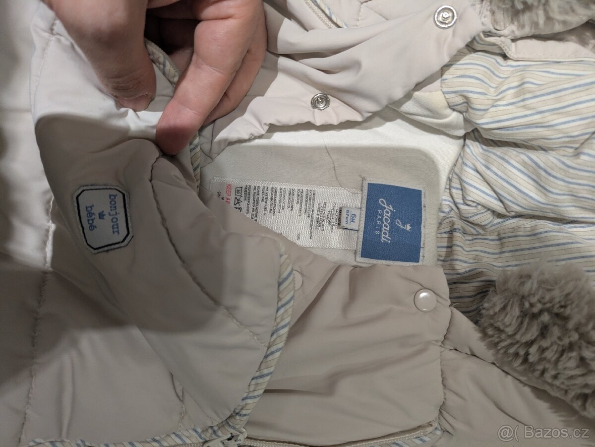 Jacadi zimni kombinéza pro 6 mesicni miminka 67cmll - 2