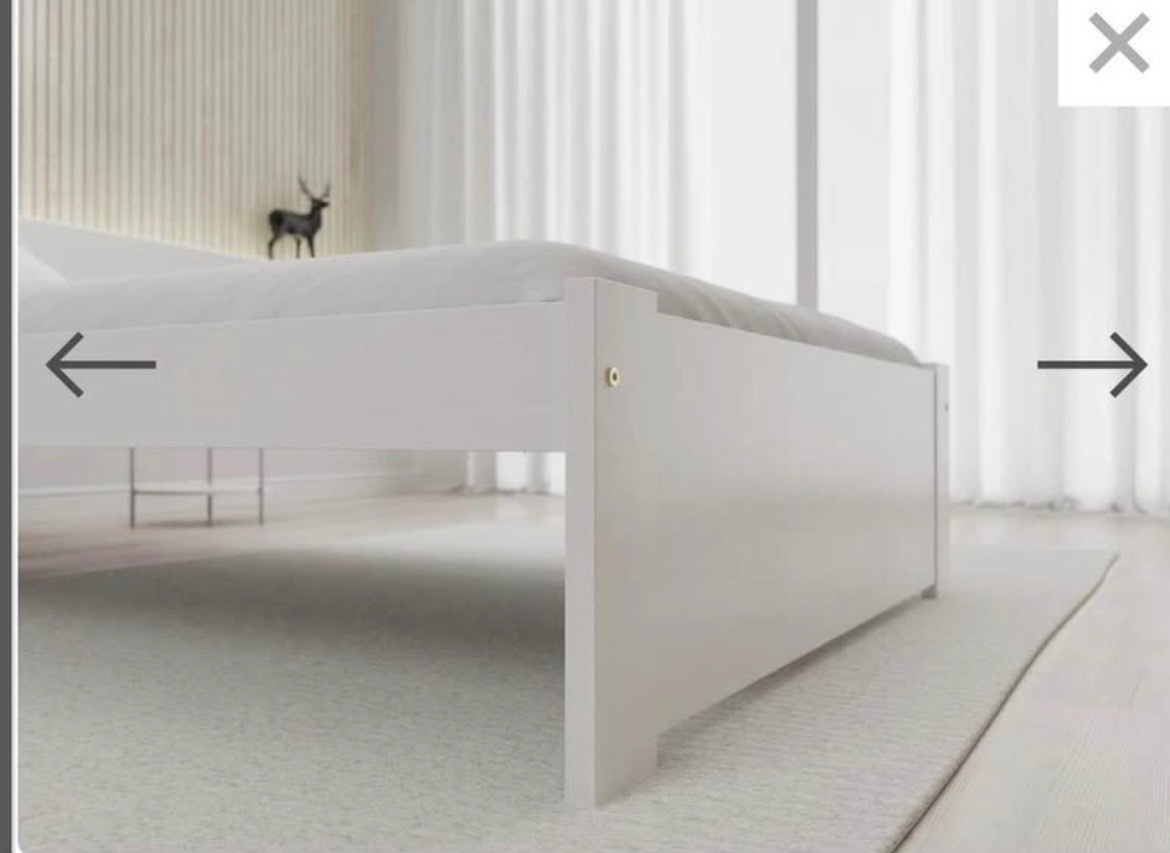 Postel IKAROS 90x200 cm, bílá - 2