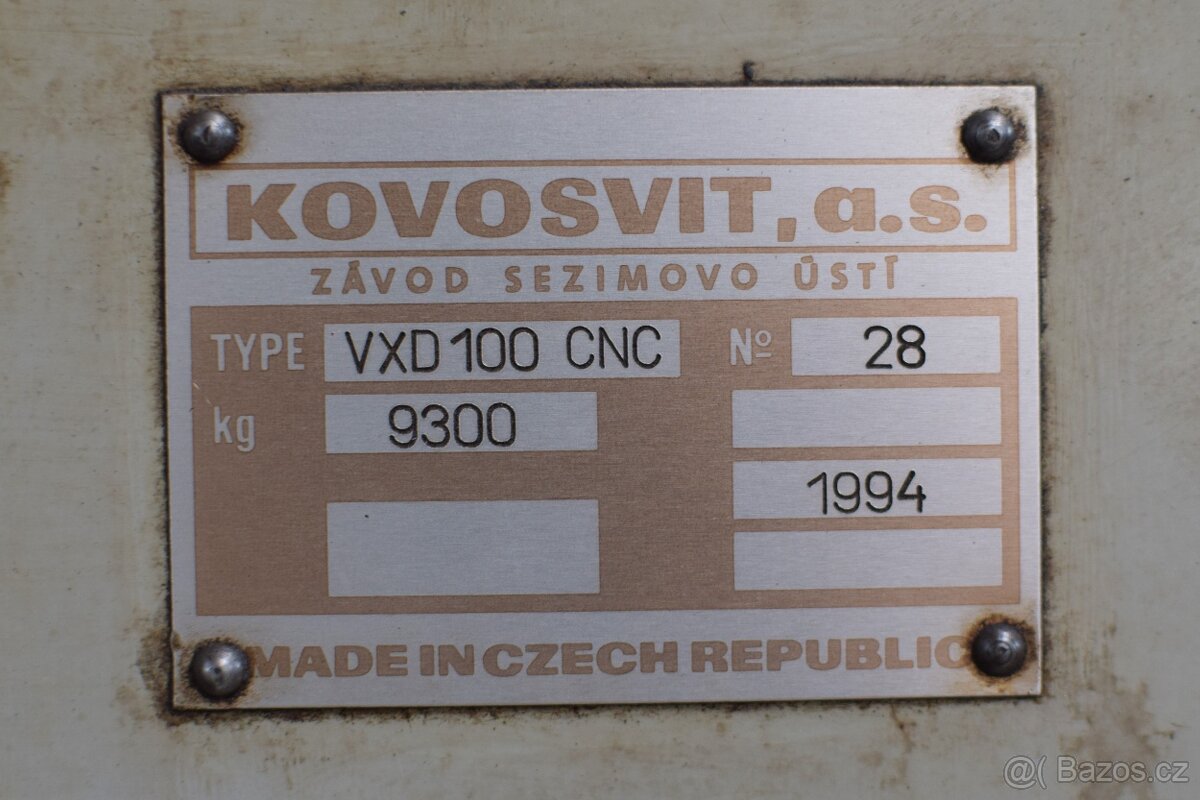 Souřadnicová vyvrtávačka MAS VXD 100 CNC - 2