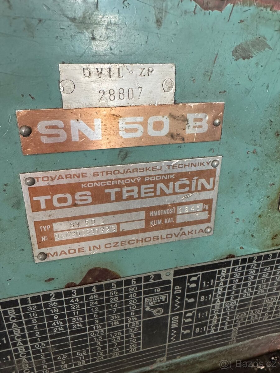 Soustruh na kov SN 50B - 2