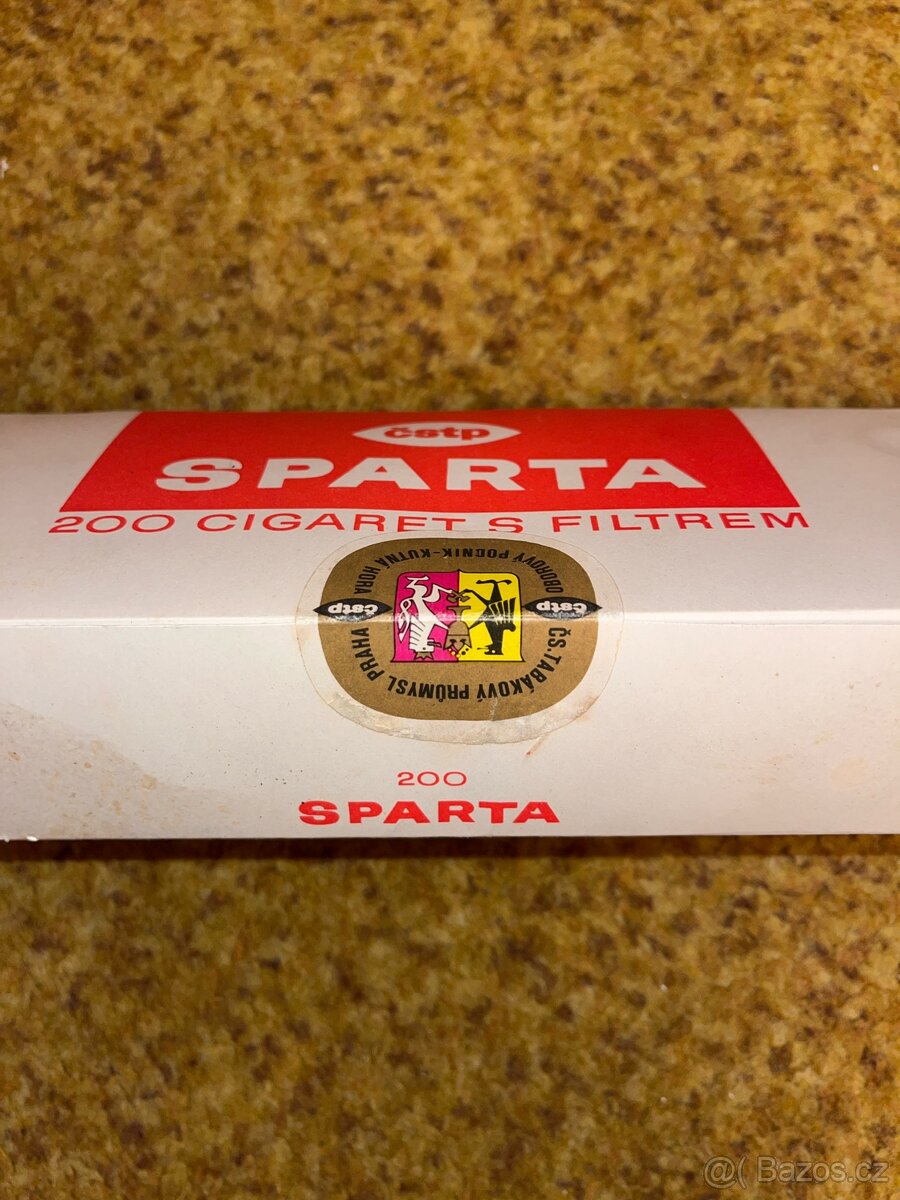Cigarety Sparta staré 48 let - 2