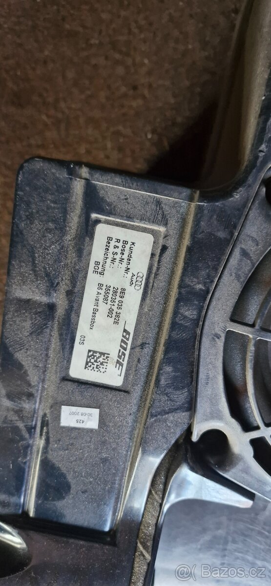 Subwoofer bose audi A4 B6 B7 8E - 2