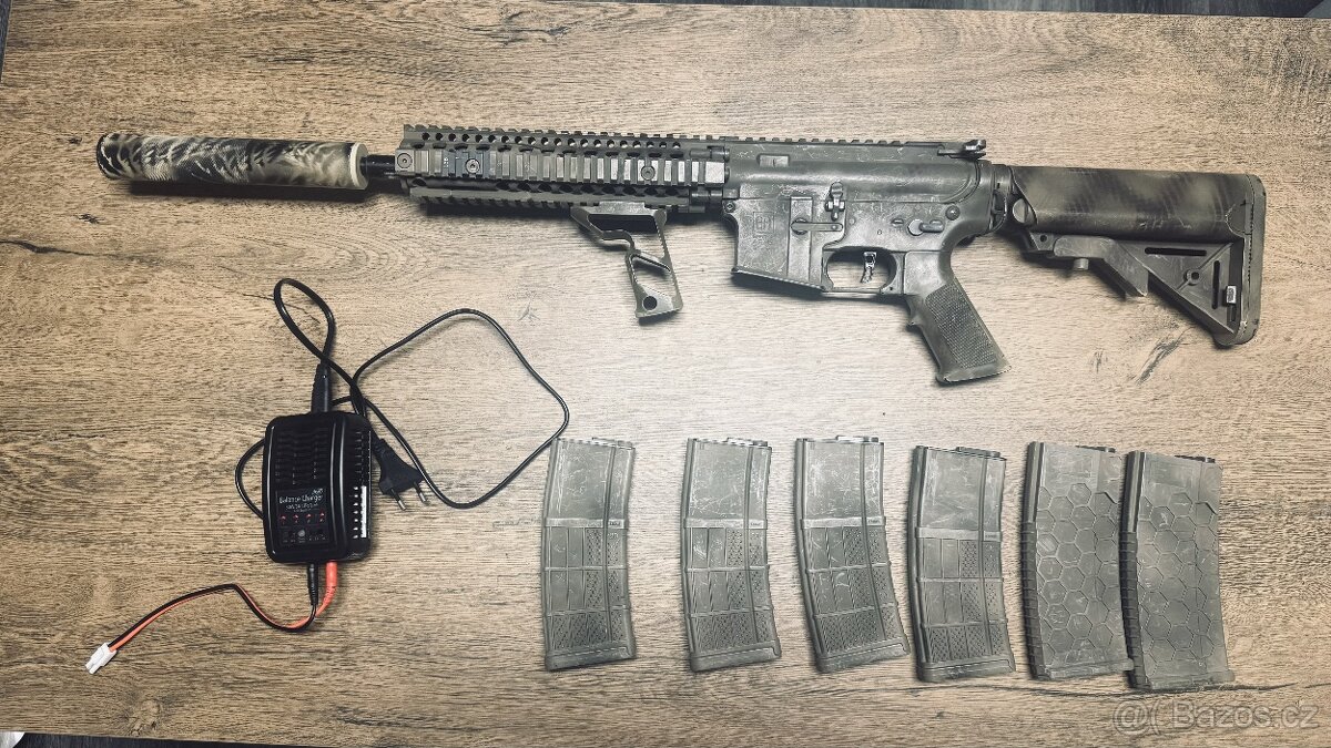 Prodám AEG Specna Arms MK18 (SA-A03 ONE) - upgradovaná - 2