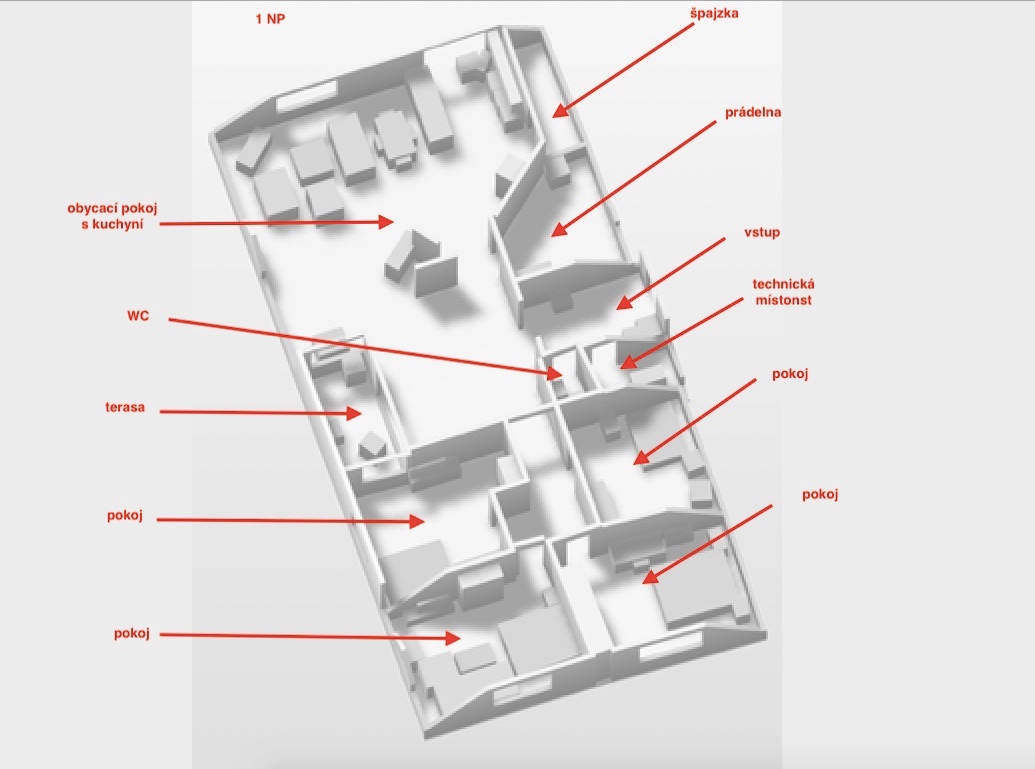 Prodej komerčního RD s bydlením, zahradou a garáži Morkovice - 2