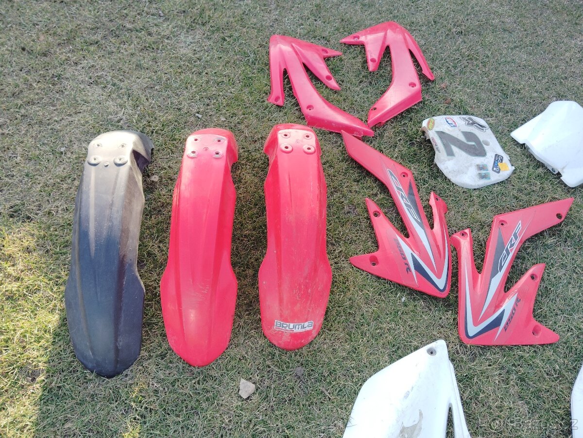 Plasty Honda crf 250, Yamaha yz 125