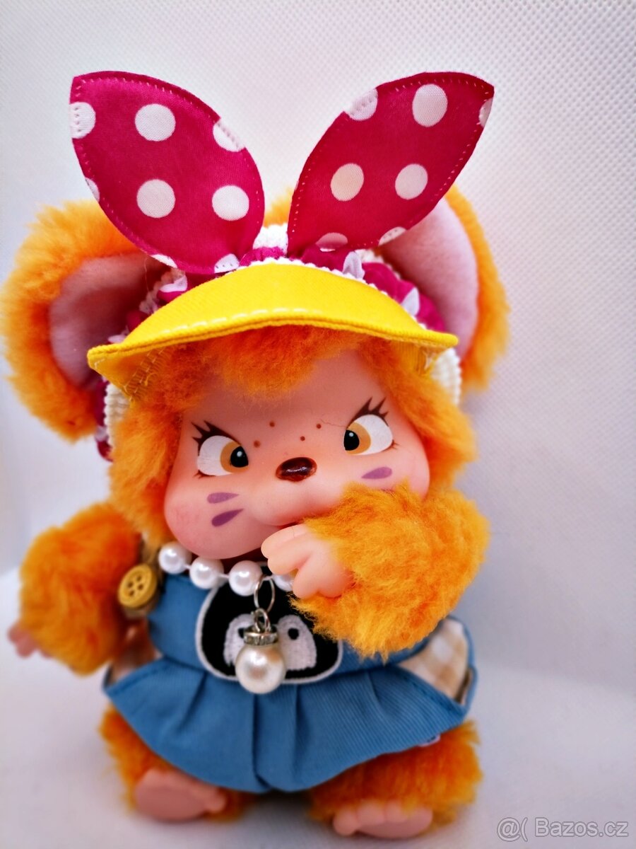 💖Mončičák moncicak monchhichi vzácné Nyamy kotě FUCHSINKA - 2