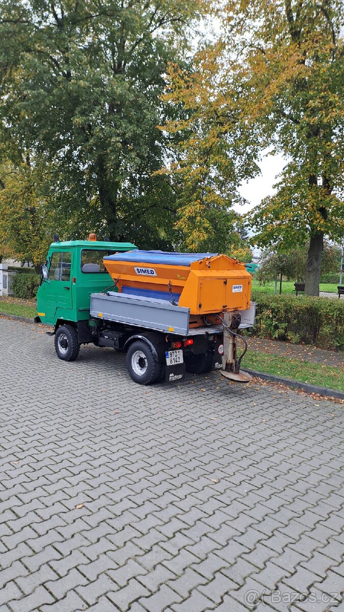 Multicar M25 4x4 sklápěč sypač a radlice - 2