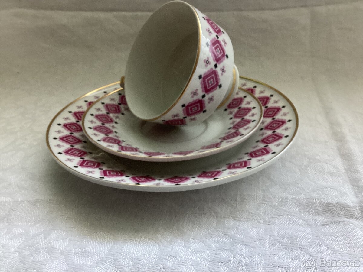 porcelánová čajová souprava zn. Wallendorf - 2