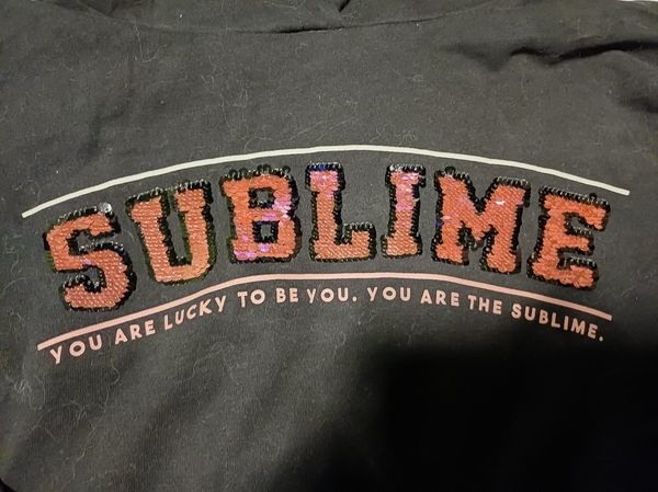 2x dívčí crop top mikina Reserved vel 158 a 164 - 2